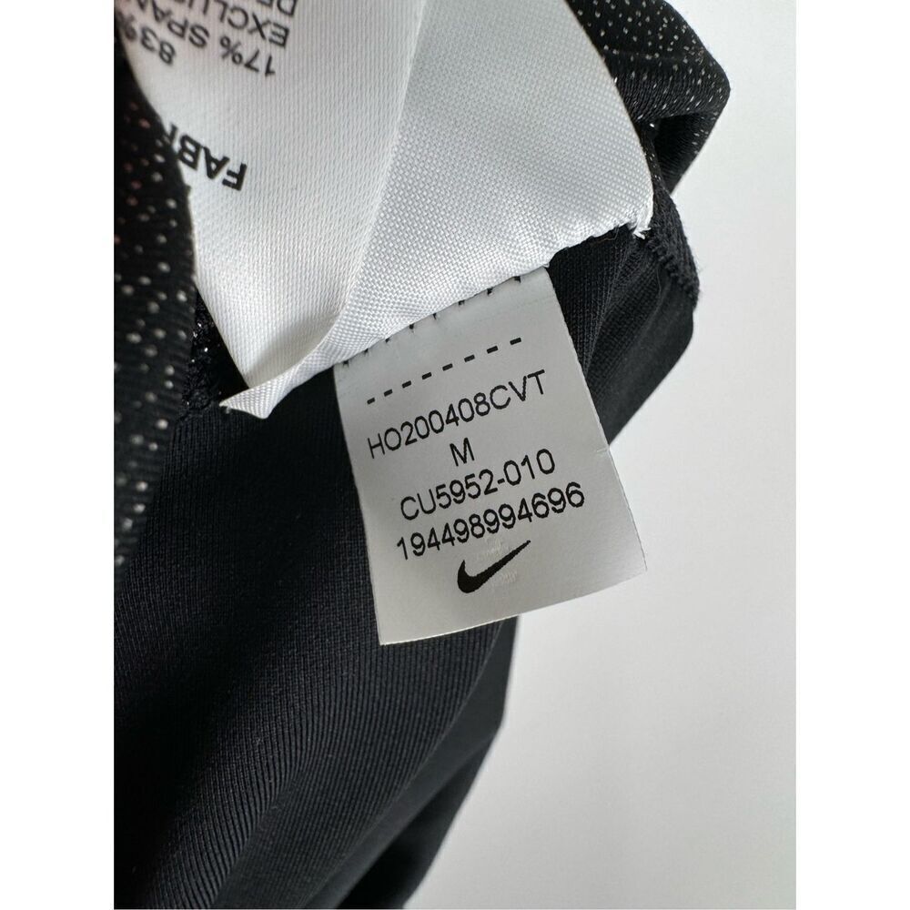 Nike Women's Dri-FIT One Mid Rise Sparkle 7/8 Active Legging Tights Black Medium - Picture 6 of 6